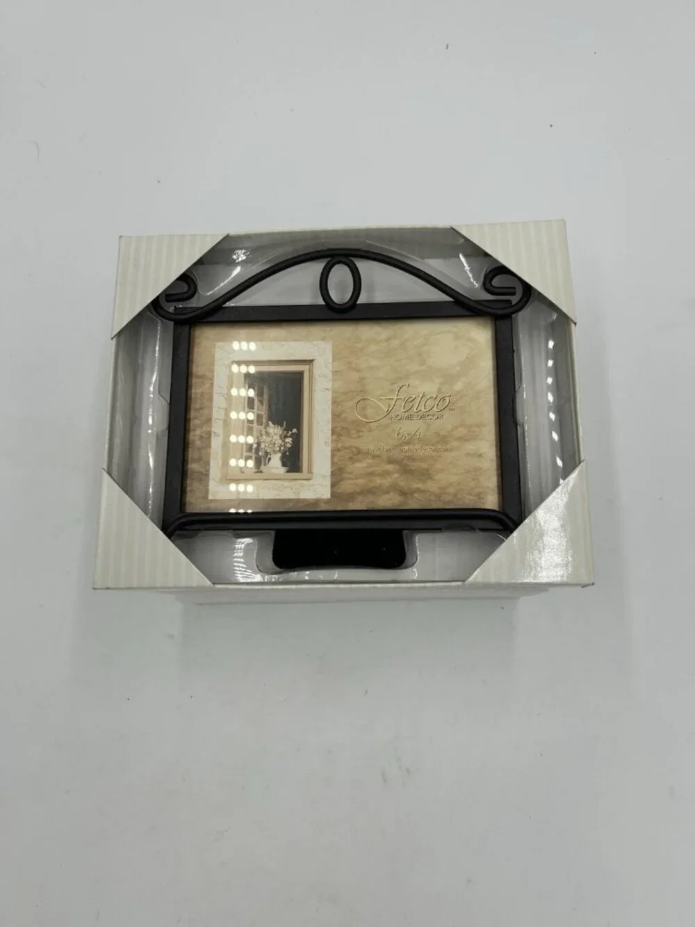 New Fetco Home Decor 4 X 6 Brown Bronze Metal Photo Frame